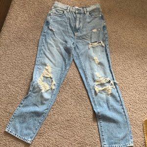 GARAGE denim straight jeans